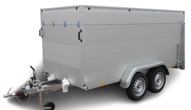 2-Achs-Kofferanhänger, PKW, Nutzlast: 1110 kg, Innenmaße 301 x 126 x 118 cm