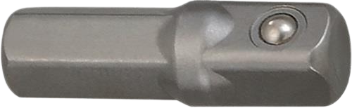 Bohrmaschinen-Adapter 1/4"-sechskant auf 1/4"-vierkant