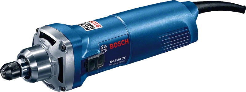Geradschleifer, Ø 6 mm, 230 V, 650 W, Bosch, GGS 28 CE, 28000 U/min, Schaft kurz