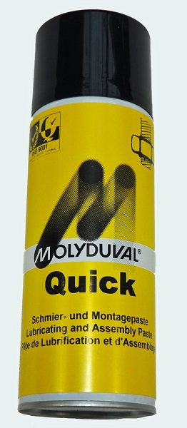 Hochdruck- und Montagepaste; 400 ml; wasserbeständig; Molyduval Quick Spray MoS2