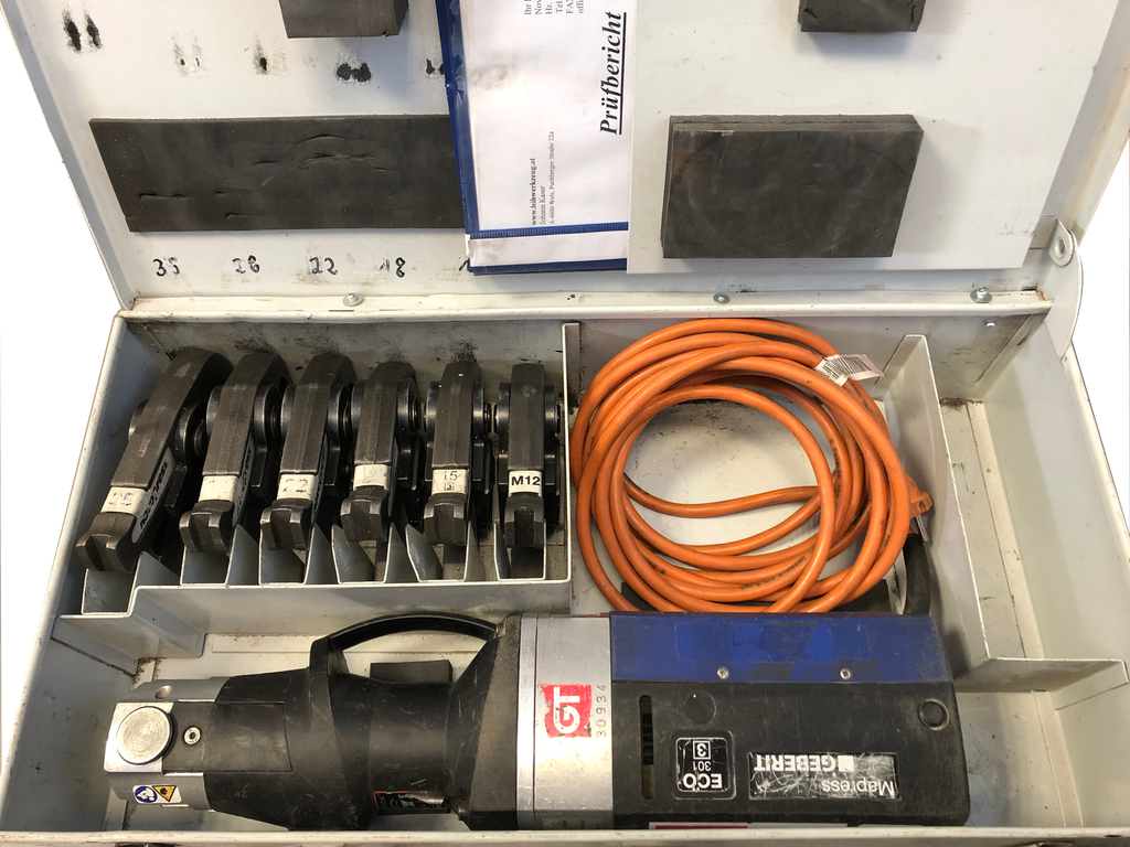 Pressgerät-Set, Ø 12 bis 108 mm, 230 V, Mapress, ECO301 [3], Mannesmann