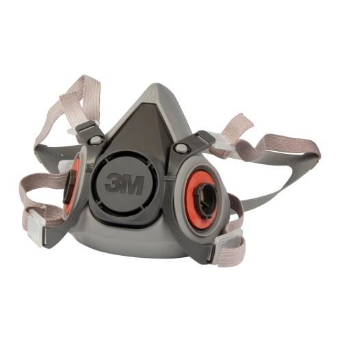 Mehrweg-Atemschutzmaske (Halbmaske), 3M, 6100S, Serie 6000, ohne Filter