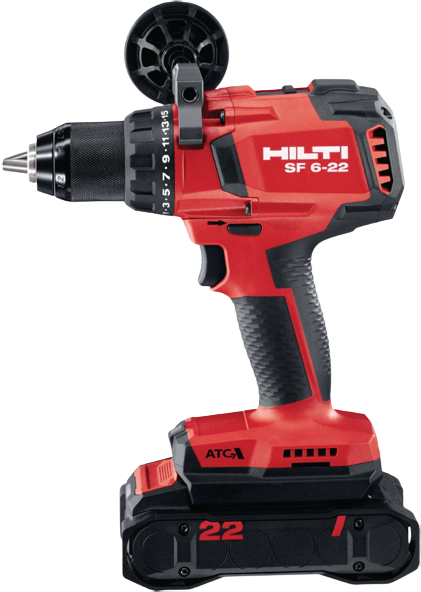 Bohrschrauber, bis 13 mm, Akku, 21,6 V, 4 Ah, 80 Nm, HILTI, SF 6 22 Nuron