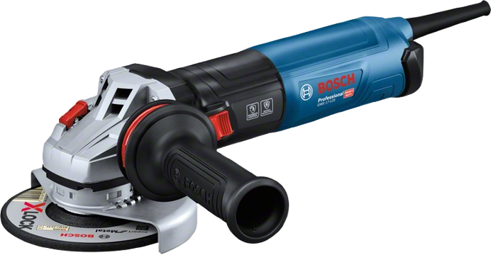 Winkelschleifer, 125 mm, 230 V, Bosch, GWS 17-125, Wiederanlaufschutz