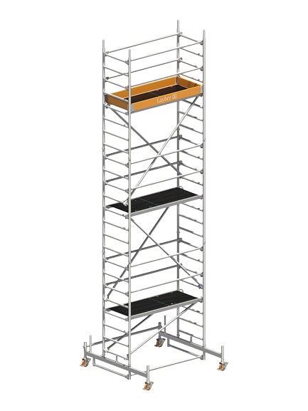 Fahrgerüst, 0,75 x 1,8 m AH=7,26 m, Layher, 3205