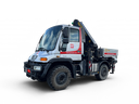 Zugmaschine mit Ladekran Unimog 405/12  U 400