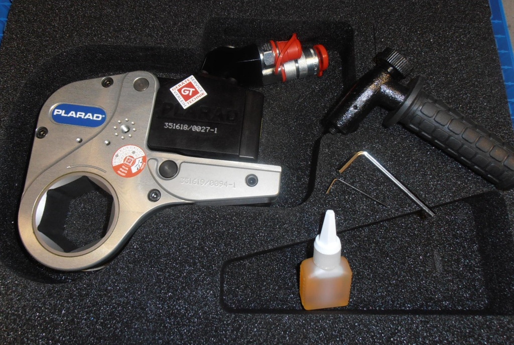 Drehmomentschrauber-Set, hydr. bis 5500 Nm, SW 60 – 75 mm, Plarad