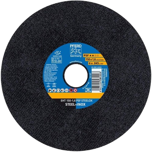 Trennscheibe INOX 150x1,6x22,2mm SG STEELOX Pferd