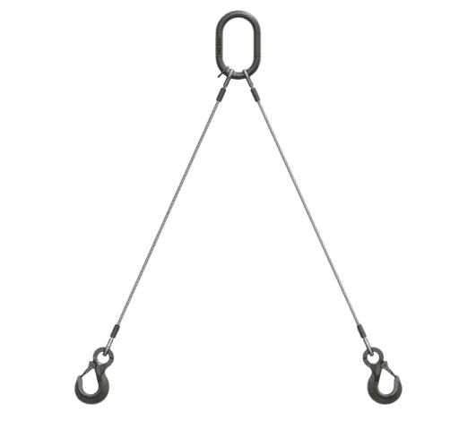 Drahtseilgehänge 2-Strang, 0,97 m, 6,0 t