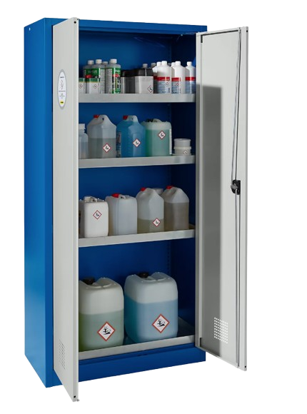 Gefahrstoffschrank, Schäfer Shop Select, Stahl, B 950 x T 500 x H 1935 mm