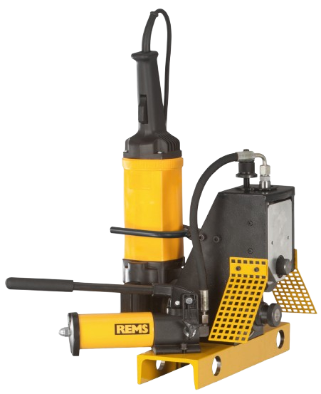 Rollnutmaschine, Ø 1" bis 12", 230 V, REMS, Collum 2, inkl. Untergestell fahrbar
