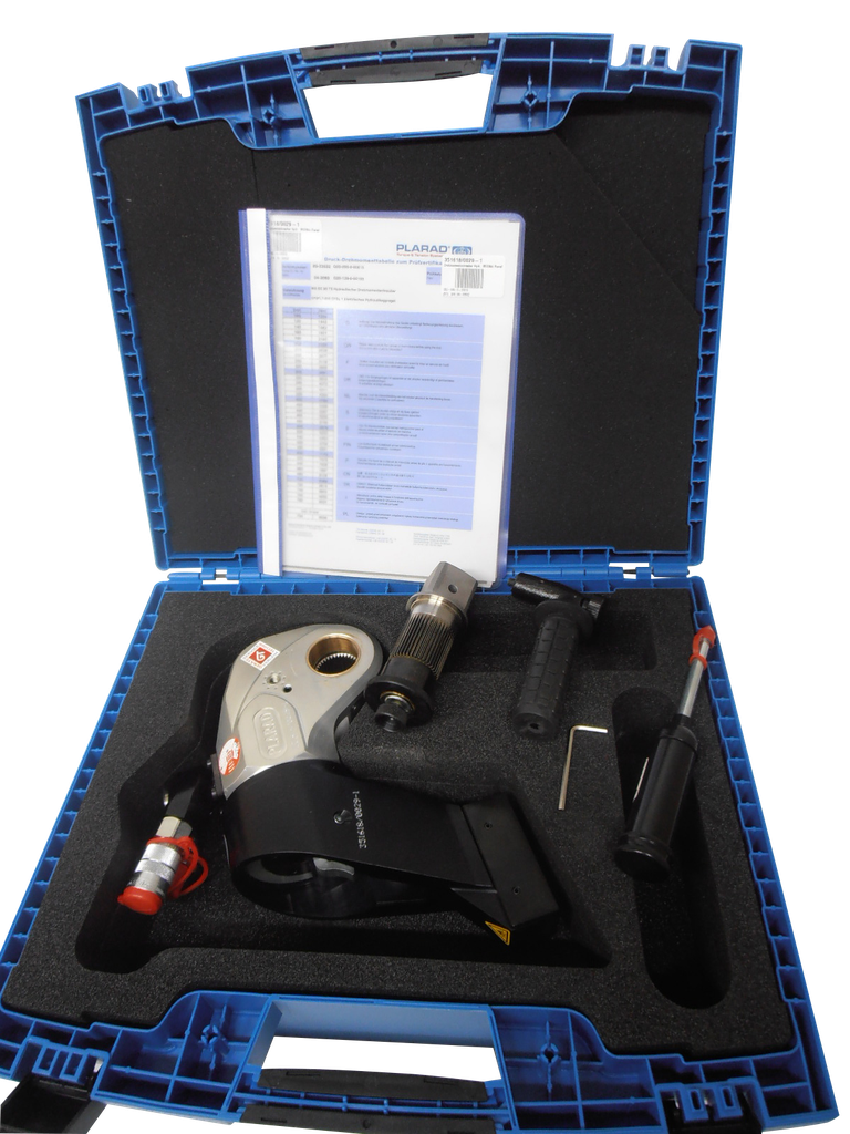 Drehmomentschrauber-Set, hydr. bis 9500 Nm, vierkant 1 1/2“, Plarad