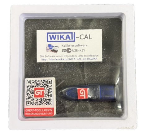 Log-Template USB-Dongle, für Software WIKA-Cal,  Zubehör für Wika Druckmessgerät