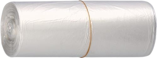 Müllsack transparent, 60l, Stärke 7my (Rolle á 50 Stück)