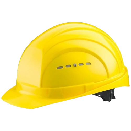 Schutzhelm EuroGuard Schuberth, gelb ohne Prägung, mit Drehverschluss