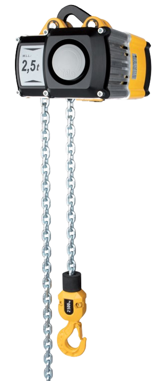 Kettenzug, 400V, 2,5 t, Hub: 10 m, mit Funkfernbedienung, YALE, CPVF 25-8