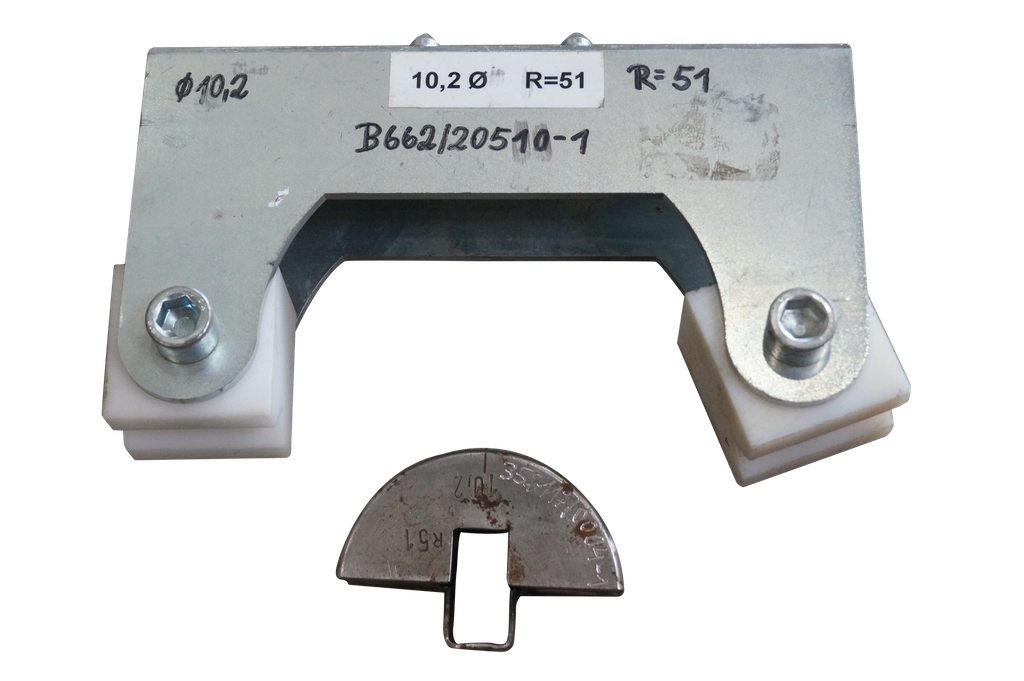 Biegematrize mit Gegenhalter, Ø 10,2 mm R51, Transfluid, MB 642