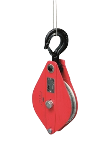 [319020/0018] Umlenkrolle mit Haken, 10 t