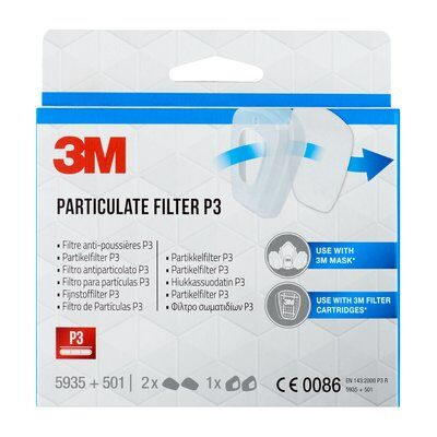 [101110/0036] Partikel-Einlegefilter 3M 5935 P3 (PAAR)