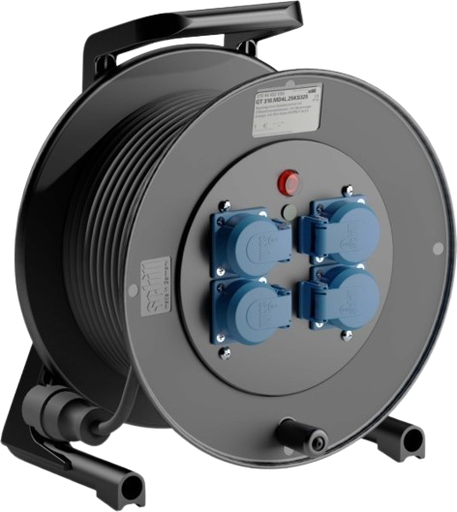 [341312/0009] Kabeltrommel, 25 m, 230 V, H07RN-F 3G2,5 mm², Schuko
