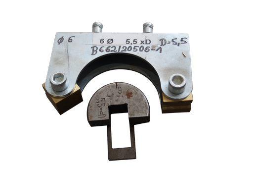 [352117/0001] Biegematrize mit Gegenhalter, Ø 6 mm R33, Transfluid, MB 642