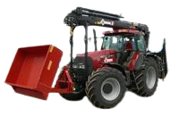 [501095/0001] Kipptransporter für Frontanbau, 200 x 125 x 40 cm, Krpan Impos, hydraulisch