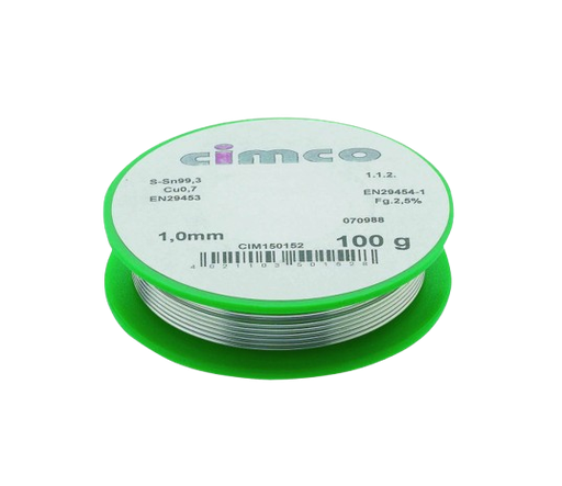 [321999/0009] Elektroniklot 1,0mm, 250g Rolle, S-Sn60Pb38Cu2