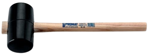 [381012/0013] Gummihammer, Kopf Ø 54 mm, DIN 5128-90