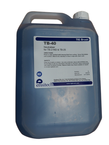 [329920/0015] TIG-Brush, Neutralisierer TB-40/TM-40,  5 Liter