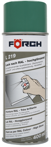 [111311/0010] Lackspray, laubgrün, Hochglanz, Förch, RAL 6002, 400 ml