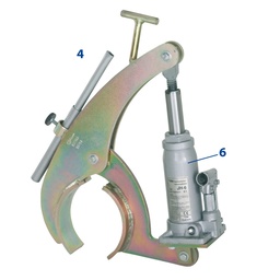 [321411/0020] PE-Rohr-Rückformer, Ø 63 - 160 mm, Hütz+Baumgarten R 160, 801 160