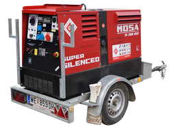 [322110/0004] Schweißaggregat Diesel, 350 A, Mosa TS 350YSX-BC, fahrbar
