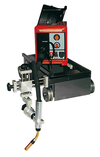 [322295/0019] MIG/MAG Fahrwerk-Längsnahtschweißanlage, 230 V, Fronius FDV 50