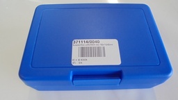 [371114/0040] Kunststoffbox LUNCH-BOX blau 160 x 110 x 50 mm