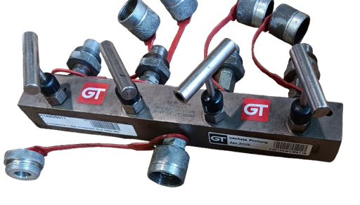 [311495/0011] Hydraulikverteilerleiste, 4-Wege, mit Absperrventil, 700 bar, Enerpac, AM41