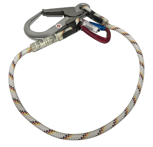 [101116/0124] Verbindungsmittel 12 mm, 1,5 m, mit Rohrhaken und Karabiner