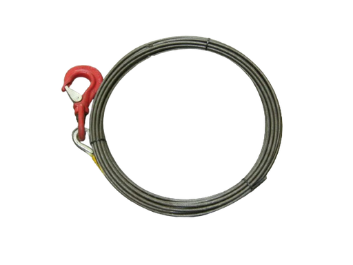 [311395/0076] Tirakseil 10 mm, Seillänge 20 m, Spitze und Haken CHR