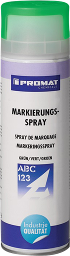 [111211/0012] Markierungsspray; grün; bis + 40 °C; mit 2-Finger Sprühkopf; PROMAT Chemicals