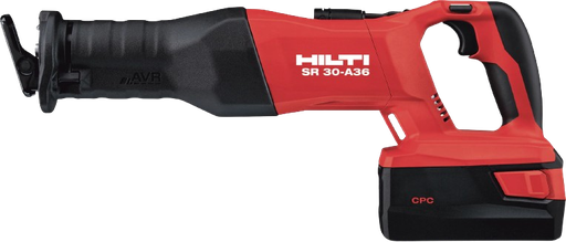 [351412/0026] Säbelsäge, Akku 36 V, 5,2 Ah, HILTI, SR 30-A36, mit Rohrschneideadapter