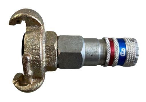 [341595/0013] Druckluft Adapter Klauenkupplung-Steckkupplung DN 7,2