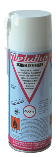 [111513/0024] Schnellreiniger-Spray; nicht ätzend; rückstandsfrei; 400 ml; Metaflux 70-15