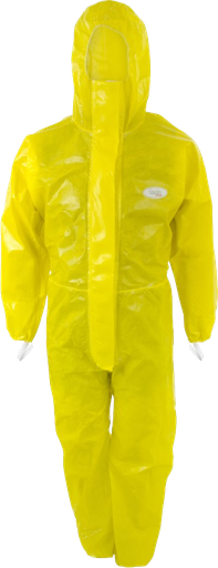 [101016/0043] Schutzoverall CoverChem Kat. 3 Gr. XXL gelb