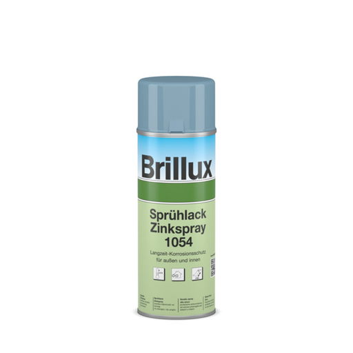 [111312/0014] Sprühlack grau; 400 ml; schnell trocknend; Brillux Zinkspray 1054