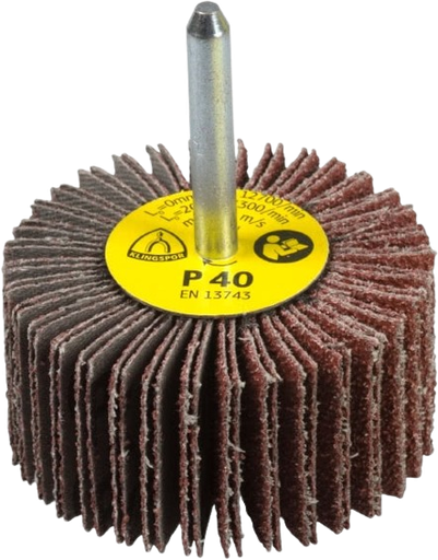 [351315/0040] Fächerschleifer 25 x 15 mm, Edelstahl, Metall Universal, KM 613 Inox K 80