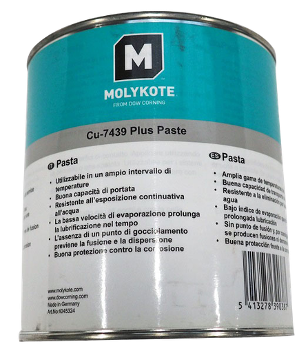[111415/0028] Kupferpaste; 1 kg; korrosionssicher; Dow Corning MOLYKOTE Cu-7439 Plus