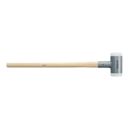 [381011/0010] Vorschlaghammer, Nylon weiß, Ø 100 mm, 7 kg, rückschlagfrei