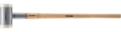 [381011/0010] Vorschlaghammer, Nylon weiß, Ø 100 mm, 7 kg, rückschlagfrei
