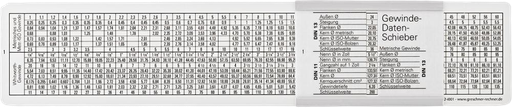 [382090/0020] DIN-Gewindeschieber 260x50mm