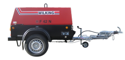 [341511/0018] Kompressor, Diesel, 4,4 m³/min / 7 bar, Wilking, StVO-Zulassung