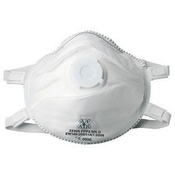 [101110/0032] Einweg-Atemschutzmaske, SupAir, 23306 FFP3, mit Ventil